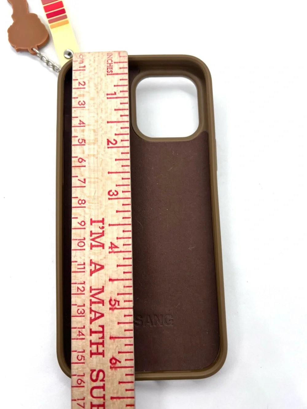 TinyTAN Dynamite iPhone 11 Pro Max Case Charm Brown BTS